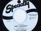 Rock & Roll 45 LITTLE RICHARD Keep A-Knockin SPECIALTY VG++ promo HEAR