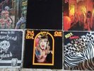VARIOUS ROCK VINYL RECORDS INC MAIDEN METALLICA