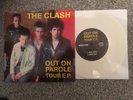 The Clash On Parole EP White Vinyl Record Live Glasgow Apollo 1978 - White Riot