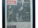 ROXY MUSIC+FERRY+MELODY MAKER+POSTER+AD+ORIGINAL 1973+FRAMED+EXPRESS GLOBAL SHIP