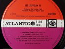Led Zeppelin III First UK Press A-5 B-5 Atlantic Red-Plum Labels EX/VG