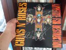 Fully Signed in Silver Guns N Roses Appetite For Destruction Vinyl LP Original