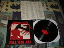 Metallica Kill Em All LP USA Elektra Pressing 1988 Bonus Am i Evil Blitzkrieg VG