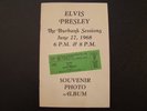  ELVIS PRESLEY THE BURBANK NBC SESSIONS 1968 VERY RARE  SOUVENIR PHOTO ALBUM
