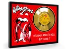 Rolling Stones It's Only Rock N Roll Framed Gold Disc Record Vinyl (C1)