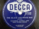 78rpm WINIFRED ATWELL the black and white rag / cross hands boogie DECCA F 9790