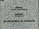 Les Percussions De Strasbourg 4 Etudes Chorégraph... UK vinyl LP  record