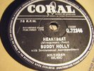 BUDDY HOLLY * HEARTBEAT / WELL- ALL RIGHT *EX