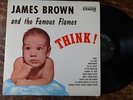 JAMES BROWN LP- BABY COVER- THINK - KING 683- MONO- EARLY SOUL R&B ROCK-VG-