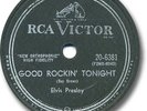 Rare ELVIS PRESLEY Rock'n Roll 78 RPM Record. Good Rockin' Tonight. Sun sessions