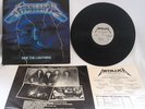 Metallica Ride The Lightning Megaforce Silver Label Original LP W/Insert EX