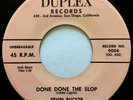 R&B ROCKER 45 / ERVIN RUCKER / DONE THE SLOP / SEARCHING / DUPLEX 9004