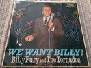 ** BILLY FURY AND THE TORNADOS :  We Want Billy  : 1963 UK DECCA MONO LP **