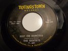 143...RARE GARAGE 45...THE GENTRYS...KEEP ON DANCING....YOUNGSTOWN 601...VG