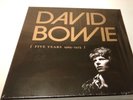 David Bowie Five Years 1969 1973 13 Deluxe LP Vinyl Box Set  Brand New Pristine