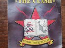 the clash know your rights autographed single