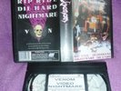 VHS Video VENOM Nightmare Rip Ride Bloodlust Die Hard 4 Songs Neat Rec