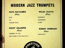 Prestige PRLP 113 Modern Jazz Trumpets Miles Davis Fats Navarro Kenny Dorham Diz
