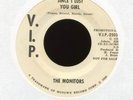 THE MONITORS Since I Lost You Girl on V.I.P. Promo Northern Soul 45 Hear