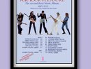 ROXY MUSIC POSTER . 1973 FOR YOUR PLEASURE TOUR ALBUM PROM0 . LARGE A2 (60X40 cm