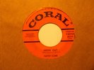 PATSY CLINE -Hidin' Out /Turn the Cards Slowly 45 on Coral from 1956, rare VG++