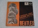 single The Beatles – I Should Have Known Better - Sg Sweden 1964 - Odeon SD 5971