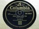 Hue Lee, Miss - Rose, Rose, I Love You / An Autumn Melody COLUMBIA DB 2837 (111)