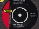 Dick Jordan * Fortune Teller * My Angel * UK Teen 45 Picadilly 1962 EX