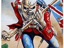IRON MAIDEN - The Trooper - Handtuch Badetuch Strandlaken Beachtowel - Neu OVP