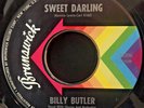Northern Soul 45 BILLY BUTLER Sweet Darling BRUNSWICK 55306 Help Yourself w Slve
