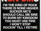 Run-DMC - King Of Rock / Rock Box UK 1985  4th & Broadway 12 BRW 56