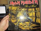 IRON  MAIDEN ` PIECE OF MIND`  LP  SIGNED/AUTOGRAPHED  BRUCE  DICKINSON + 4