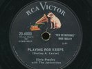 78tk-Rock and Roll-RCA VICTOR 20-6800-Elvis Presley-Playing for Keeps/Too Much