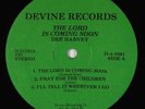 Dee Harvey - The Lord Is Coming Soon LP - Devine - Modern Soul Gospel VG+ MP3