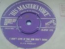 ELVIS PRESLEY:BLUE MOON / I DON'T CARE IF THE SUN DON'T SHINE.HMV 1956 ORIG EX