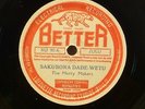 SOUTH AFRICA 78 RPM ZULU GOSPEL MERRY MAKERS & PHILADELPHIAN CHOIR LISTEN