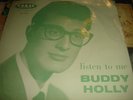 BUDDY HOLLY  LISTEN TO ME coral -1C p/s EP EX-+ EX RARE COPY PEGGY SUE EVERYDAY