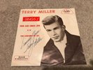 Autographed Terry Miller Cavalier Record Teen Age Lingo Jive 45RPM Record Sleeve