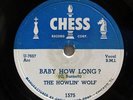 HOWLIN WOLF-BABY HOW LONG? ON CHESS BLUES 78RPM-EX+