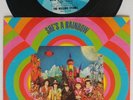 ORIGINAL the Rolling Stones -- She's a Rainbow 45 w/ Picture Sleeve