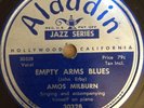 Amos Milburn - Roomin' House Boogie / Empty Arms Blues - Aladdin records - 78rpm