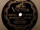 VERY RARE Jimmie Rodgers 78 RPM - In The Jail House Now - Ben Dewberry's NICE
