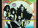 KISS LP Hotter Than Hell '77 ORIG FRENCH PRESS + RARE STICKER
