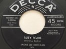 ROCKABILLY Jackie Lee Cochran RUBY PEARL Decca 45 rare Canadian pressing KILLER