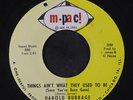 HAROLD BURRAGE: Things Ain't What They Used To Be / You Make Me So Happy 45 (co