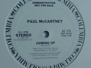 PAUL McCARTNEY BEATLES Coming Up DJ Promo 12