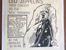 Led Zeppelin ?– First Concert As 'The New Yardbirds' At The Marquee 16-10-1968