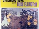 THELONIOUS MONK PLAYS DUKE ELLINGTON- OSCAR PETTIFORD, KENNY CLARKE-1974 LP
