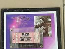 UNUSED ELVIS CONCERT TICKET SPECIAL LIMITED EDITION.