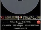 WHO'S AFRAID OF VIRGINIA WOOLF Broadway Cast COLUMBIA STEREO REEL TO REEL TAPE